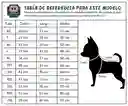 Saco Zanahoria Extra Suave Para Perro Con Botones Delanteros