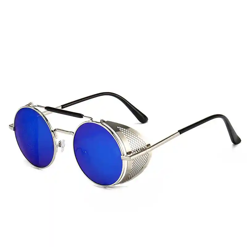 Gafas Goth Azul Plata