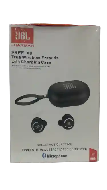 Audífonos Jbl Free X8 Inalámbricos Con Micrófono Bluetooth