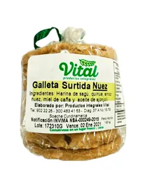 Galleta Surtida Nuez Vital 7 Unds 120 Gr