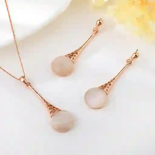 Set Aretes Y Collar Veramorest
