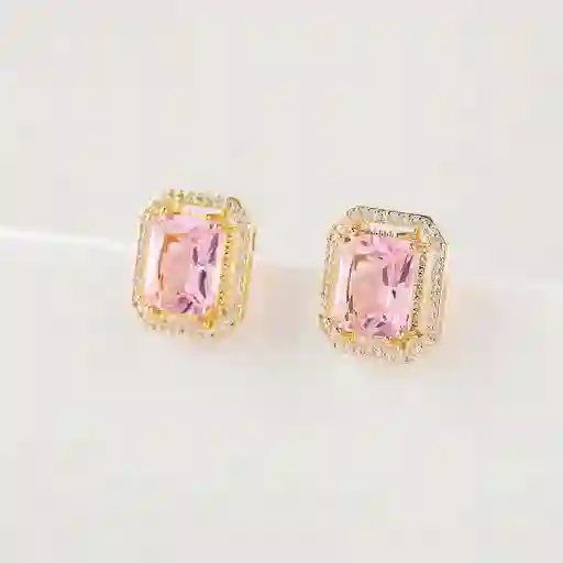 Aretes Topo Rosa Veramorest