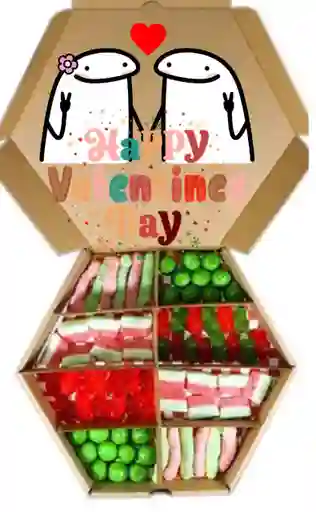 Caja Gomas Grande San Valentin