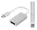 Adaptador Tipo C A Displayport Usb Tipo C Versión 3.1 O Superior Cable Convertidor Display Port