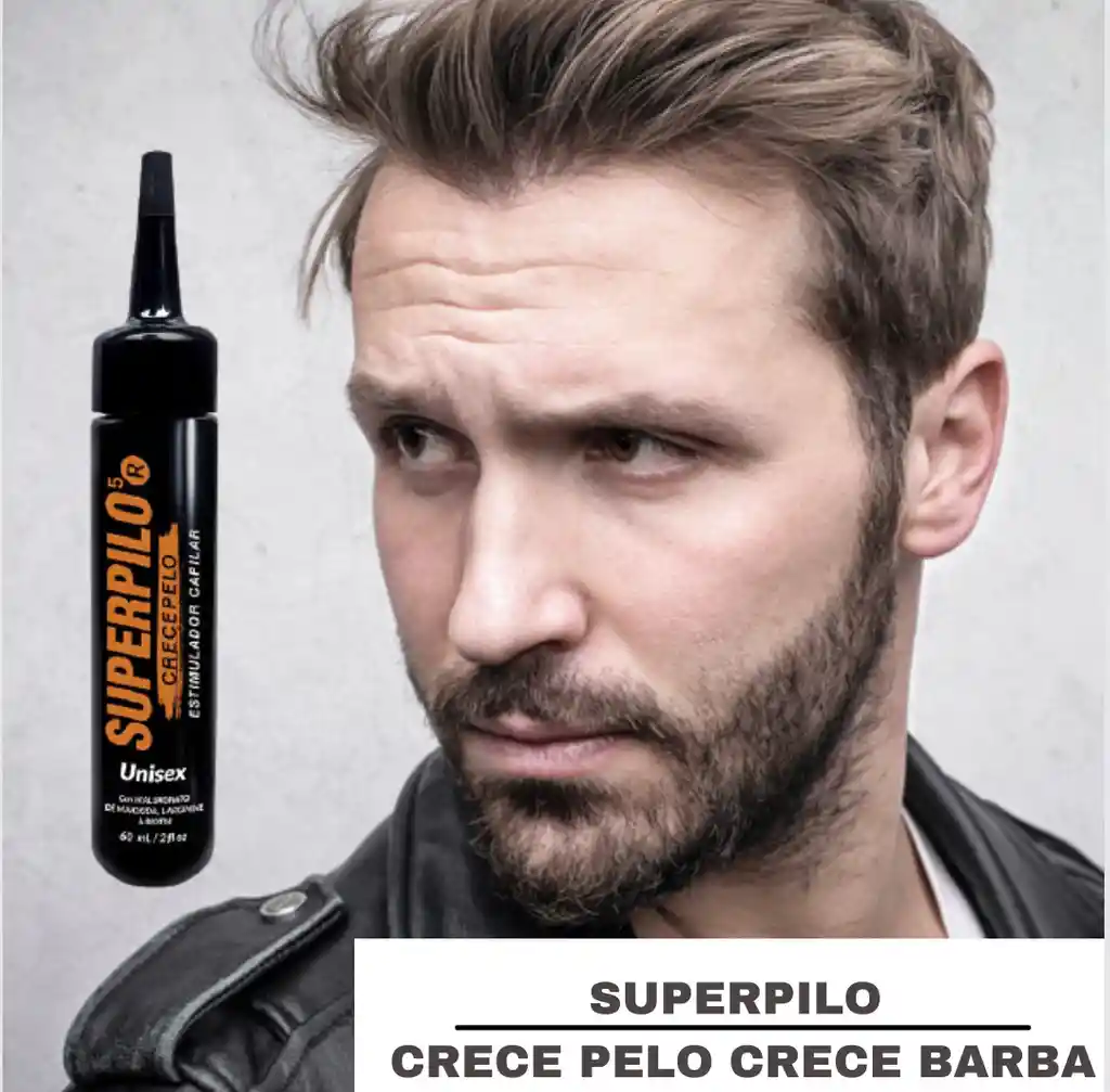 Minoxidil Superpilo Crecepelo/ Especial Para El Crecimiento Del Cabello Y La Barba/unisex/ Con