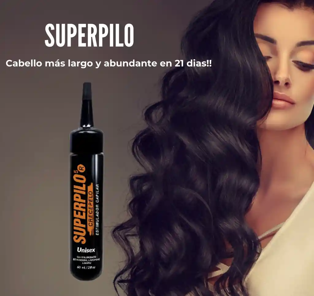 Minoxidil Superpilo Crecepelo/ Especial Para El Crecimiento Del Cabello Y La Barba/unisex/ Con