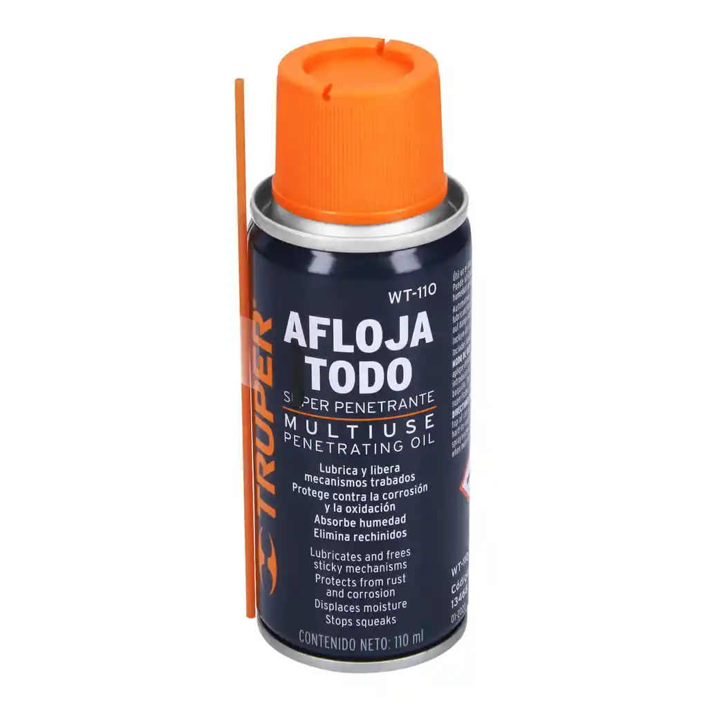 Aceite Multiusos En Aerosol, Aflojatodo 110ml (4oz), Truper