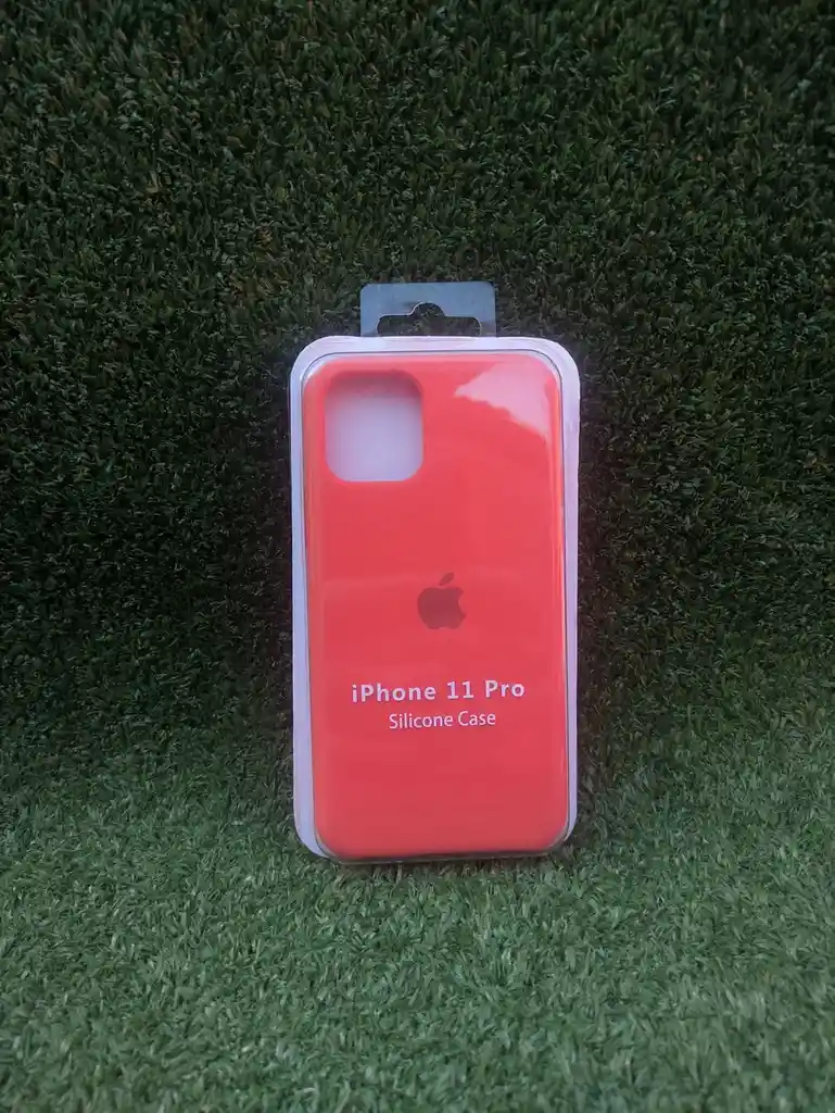 Iphone 11 Pro | Forro Protector| Silicone Case | Naranja | Iphone | Carcasa | Funda | Anti Humedad