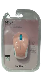 Mini Mouse Inalámbrico - M187 - Rosado - Logitech