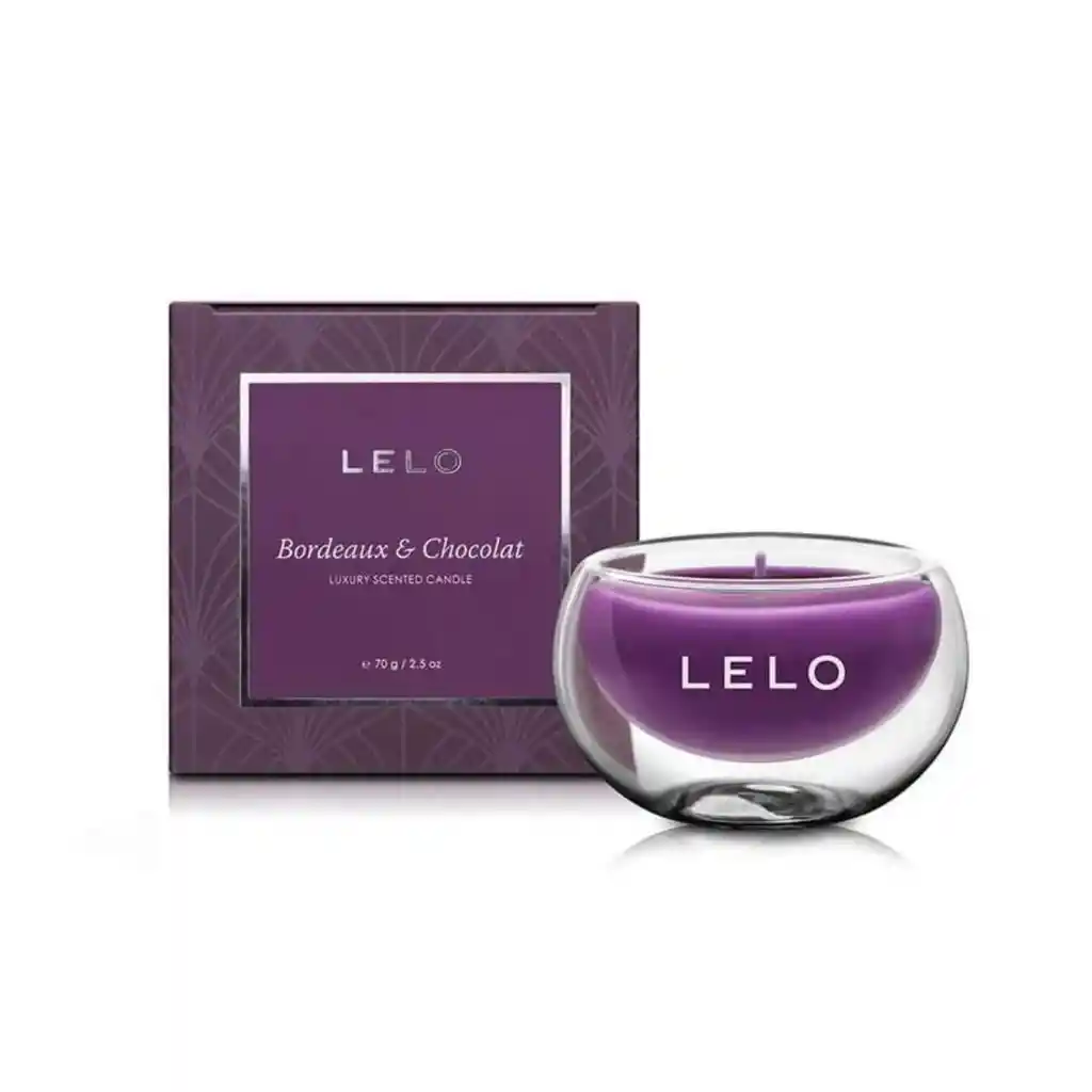 Vela Lelo Bordeaux Chocolat Luxury Scented Candle 70 G 2.5 Oz (limited Edition)