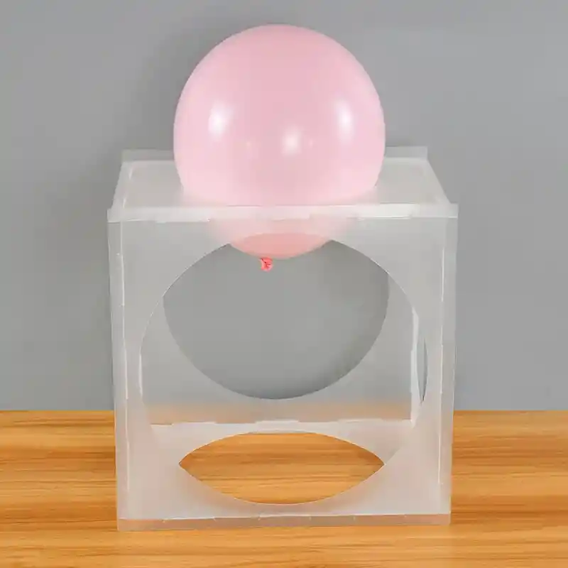 Cubo Medidor, Caja De Calibrador De Globos Plegable 9 Tamaños