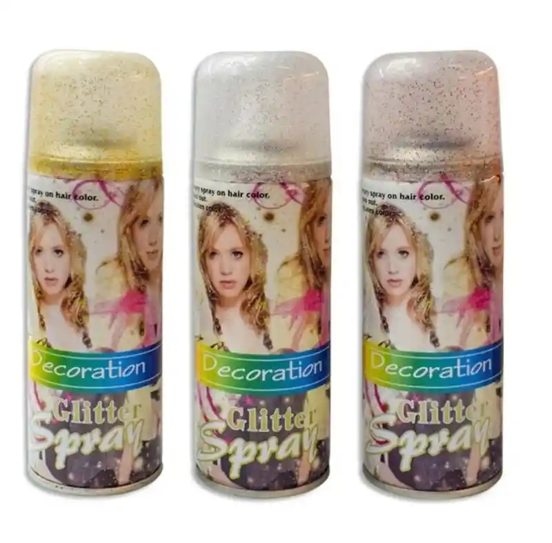 Glitter Para El Cabello En Spray 80g