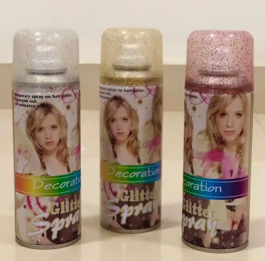 Glitter Para El Cabello En Spray 80g