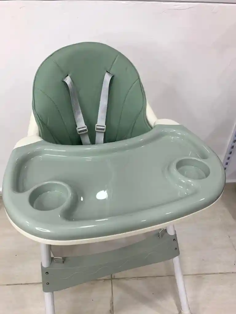 Silla Comedor Bebe 3en1 Portatil Verde