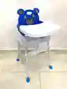 Silla De Comer De Bebe Osito 4 En-azul