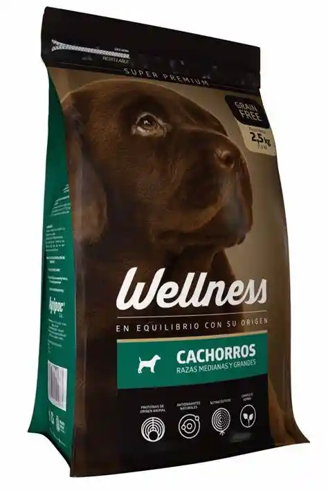 Wellness Cachorros Medianos Y Grandes 2.5 Kg