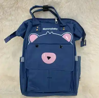 Bolso Pañalera Bebe Tipo Morral Nuevo Diseño Ref 1402 Azul Turqui