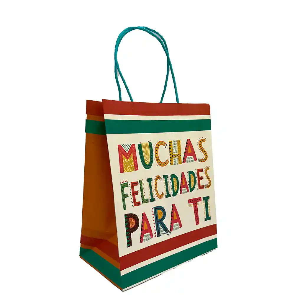 Nico Bolsa De Regalo Os Kraft Muchas Felicidades