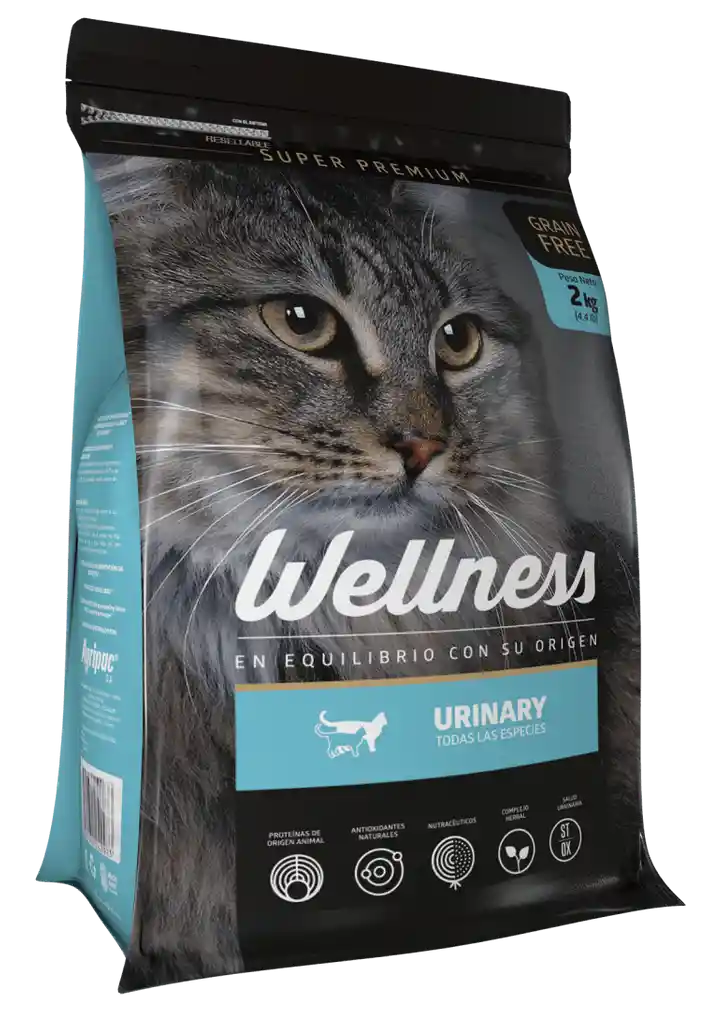 Wellness Gatos Urinary Todas Las Especies