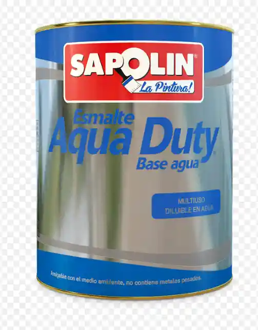 Esmalte Aqua Duty Amarillo Sol 1/4 Gal