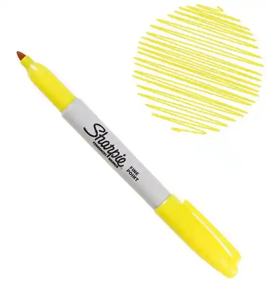 Marcador Sharpie Amarillo