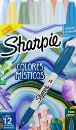 Marcadores Sharpie Colores Místicos X12unds Punta Fina