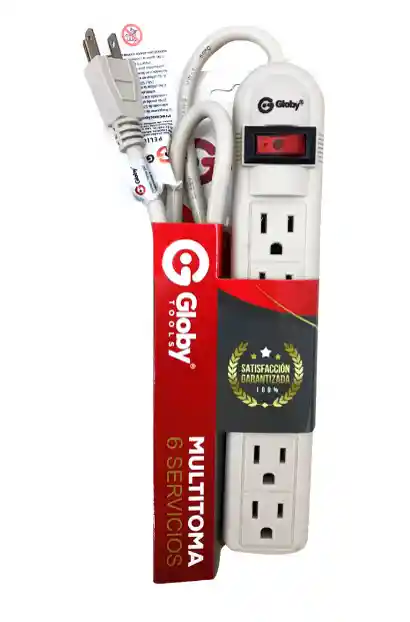 Multitoma Extension X6 Puertos Con Proteccion Y Norma