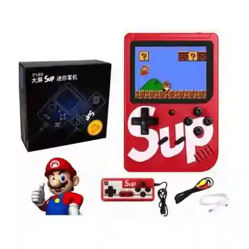 Mini Consola De Video Juegos Sup✨️ Portátil 400 En 1 Juego Clásicos Retro Plus 8 Bits 👑