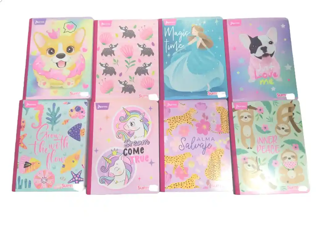 Cuadernos Niña 100 Hojas Cuadriculados X40 Uds