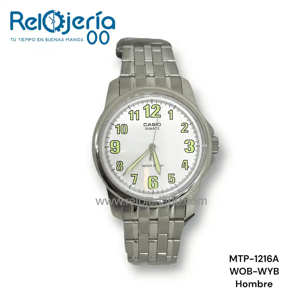 Reloj Casio Quartz Para Hombre Ref. Mtp-1216a