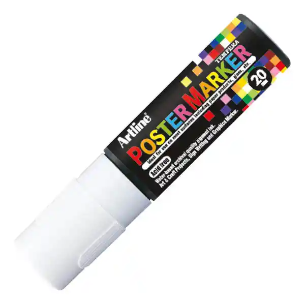 Poster Marker 20 Blanco