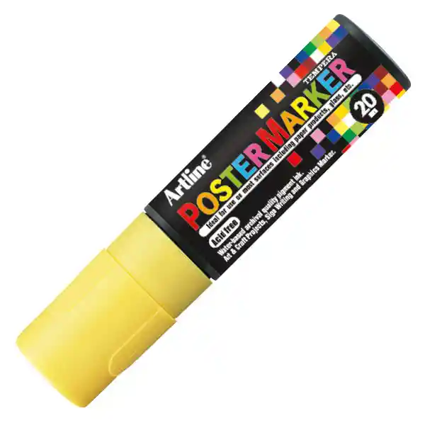 Poster Marker 20 Amarillo Fluo