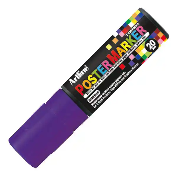 Poster Marker 20 Púrpura