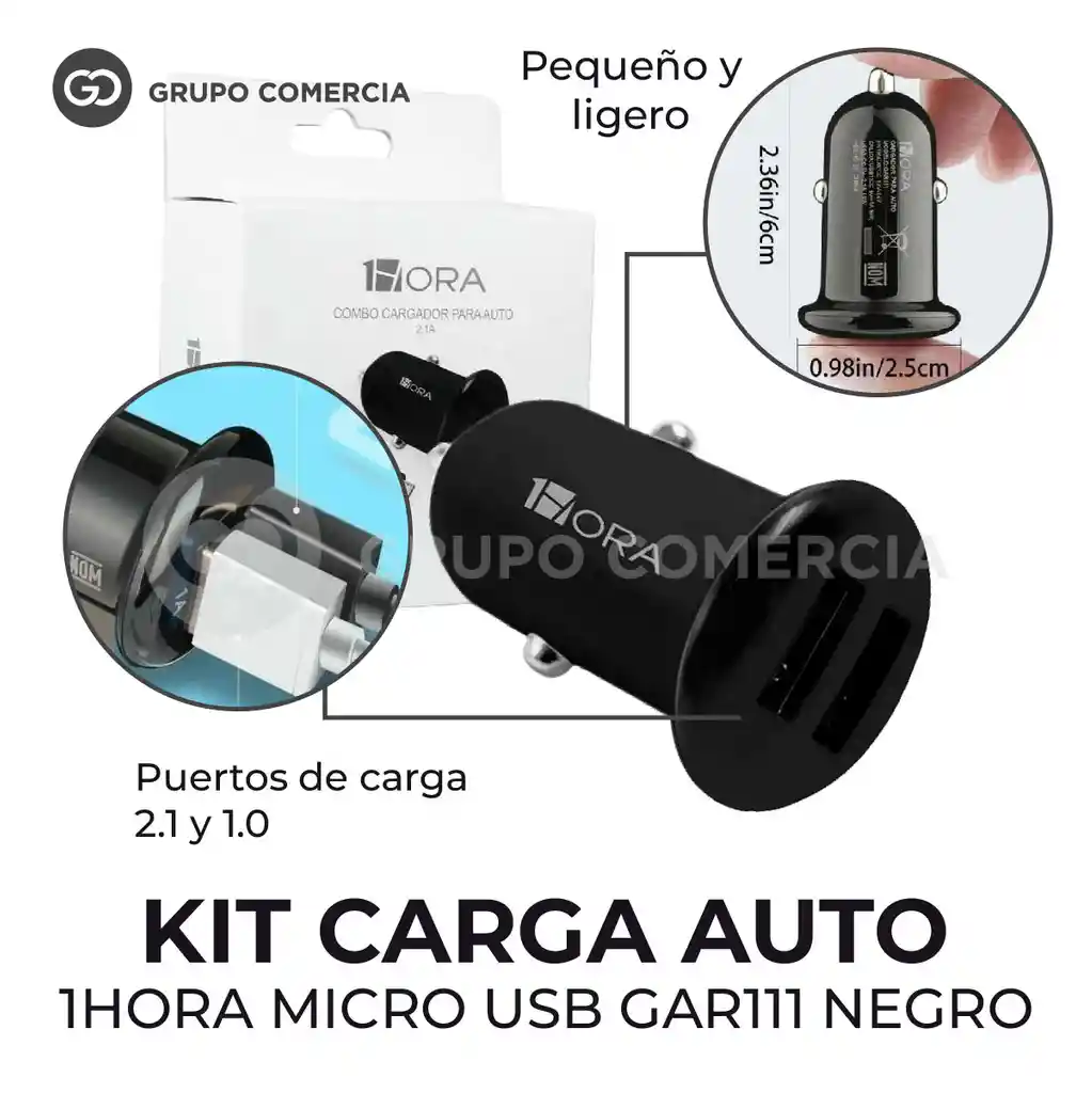 Cargador De Celular Para Vehiculo Dual Usb Original