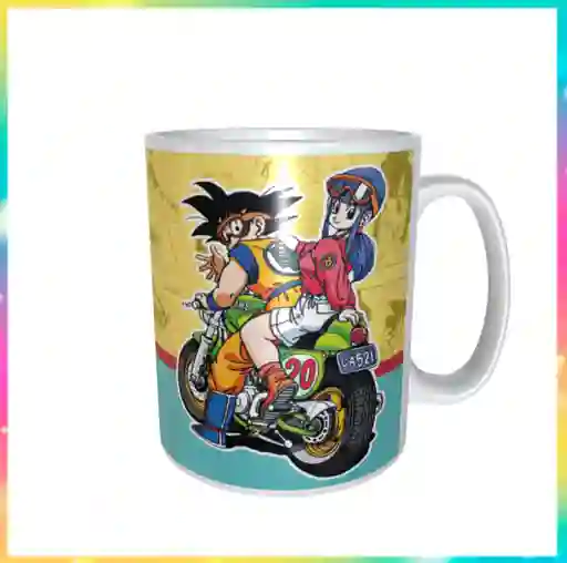 Mug Taza Pocillo Goku Moto