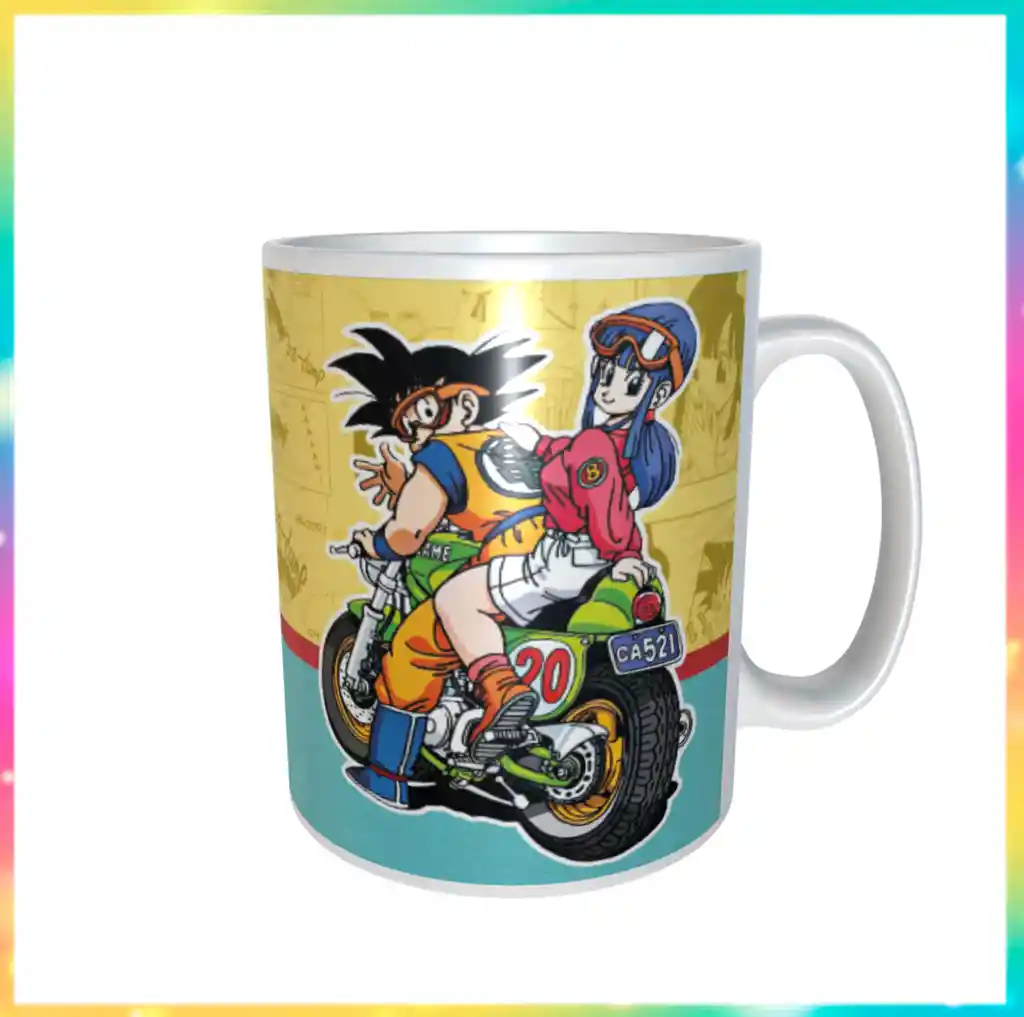 Mug Taza Pocillo Goku Moto