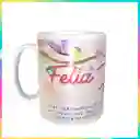 Mug Pocillo Taza Feliz Dia Tia