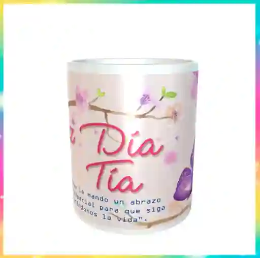 Mug Pocillo Taza Feliz Dia Tia