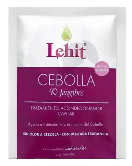 Tratamiento Capilar Lehit De Cebolla Y Jengibre