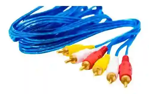 Cordon Cable 3x3 Azul X 1.5mt Audio Video
