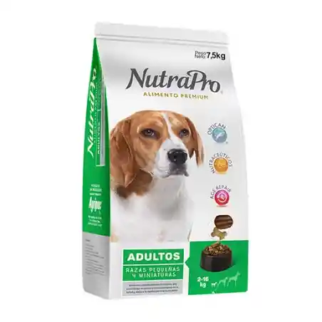 Nutrapro Adultos Razas Pequeñas Y Miniaturas 2 Kg