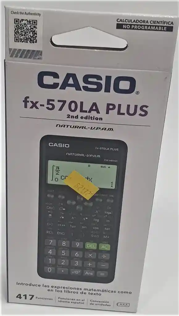 Calculadora Cientifica X 10dig. Casio Fx-570la Plus