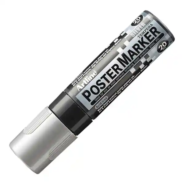 Poster Marker 20 Plateado