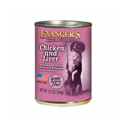Evangers Comida Húmeda Para Perro Chicken & Liver Por 354 G