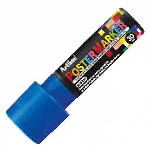 Poster Marker 30 Azul