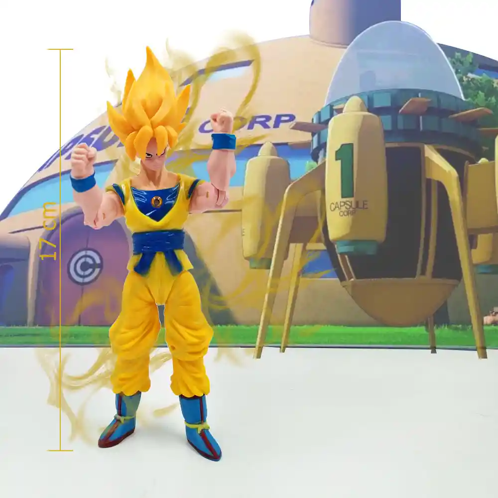 Goku Super Sayayin Figuras Dragon Ball Heros Muñecos Juguetes