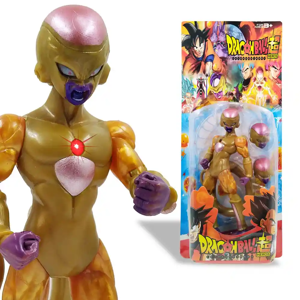 Freezer Golden Dorado Figuras Dragon Ball Heros Muñecos Juguetes