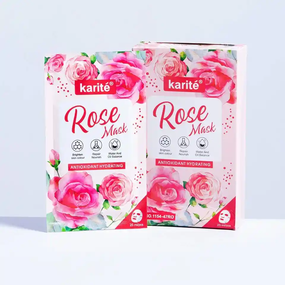 Mascarilla Agua De Rosas Karite