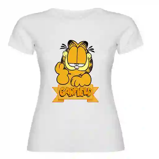 Camiseta Garfield Para Mujer Piel De Durazno