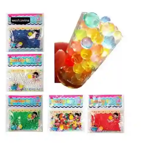 Perla Bolas Bolitas Higrogel Biogel Plantas Juegos Ball X 24